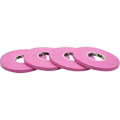 Monkey Tape 4-Pack (0.2” x 15yds, Pink) Premium Jiu Jitsu Sports Athletic Finger Tape - for BJJ, Grappling, MMA, & Judo - color: Pink, size: 0.2 Inch (Pack of 4)