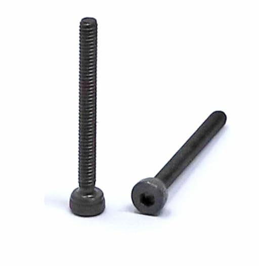 iexcell 100 Pcs M2 x 20mm Thread Pitch 0.4 mm Alloy Steel 12.9 Grade Hex Socket Head Cap Screws Bolts Kit, Black Oxide Finish - size: M2 x 20mm