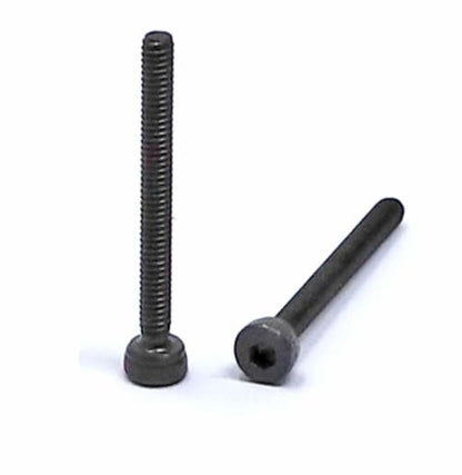 iexcell 100 Pcs M2 x 20mm Thread Pitch 0.4 mm Alloy Steel 12.9 Grade Hex Socket Head Cap Screws Bolts Kit, Black Oxide Finish - size: M2 x 20mm