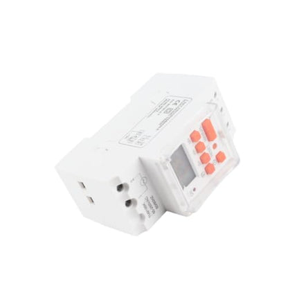 AC 85-265V 30A Timer Switches TM919BK Digital Timer 24Hours 7Days Programmable Countdown LCD Display 16 On/Off Settings 35mm DIN Rail