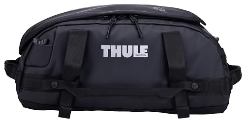 Thule Chasm Duffel bag, Weather-resistant materials, Easy packing, Converts to backpack, Internal pockets, Travel-ready - color: Black, size: 30L