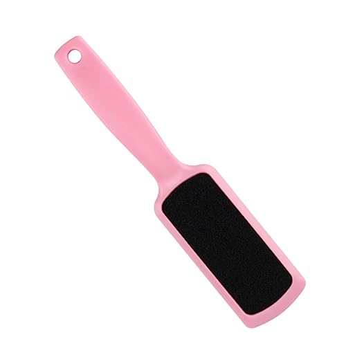 3pcs Double-Sided Foot Grinding Tool Rosy Stainless Steel Foot File Pink Sandpaper Grinding Boards for Callus Removal and Smooth Skin for Home Professional Use