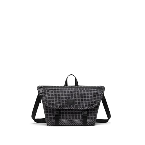 Herschel Supply Co. Cove Messenger - color: Grid - Black (Limited Edition), size: Small - 7.5L
