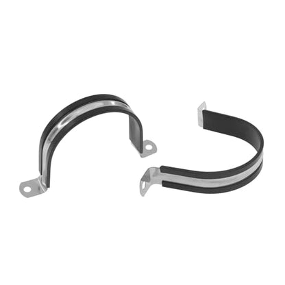 Rubber U Clamps,Two Hole U-Tube Strap Clamp Set,SAFYY EPDM Rubber Cushioned Insulated Clamp Rubber Lined Mounting U Brackets,U Shaped Pipe Tube Wire Clamps Clips Conduit Clamps (M42|1-5/8",15PCS) - size: M42|1-5/8",15PCS