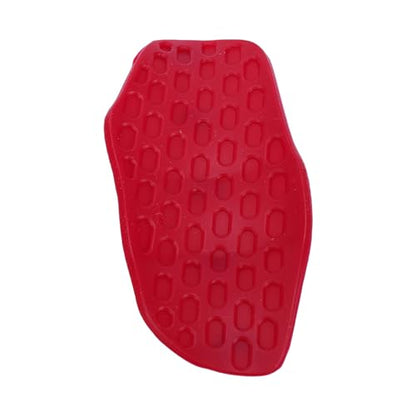 Generic Non Slip Workout Grips Rubber Finger Sleeve Pads for Enhanced Grip Stability and Safety in Gym Fitness Training Red 2 Pack