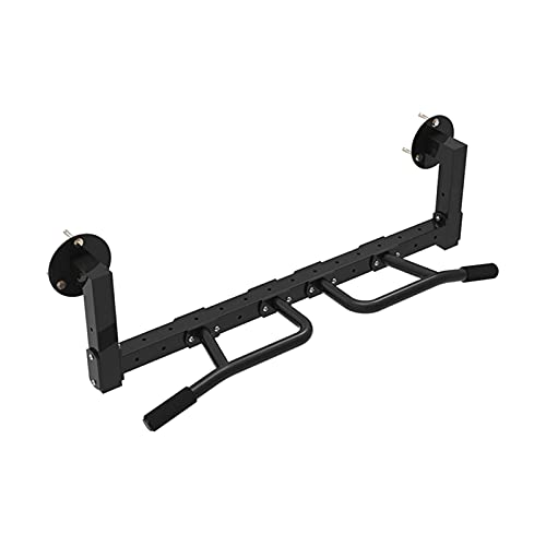 Pull Ups Pull Up Bar Wall Mounted Chin Up Bar Professional Indoor Gymnastics Bar Home Multi Grip Pull Up Bar with Non-Slip Handles (Black)