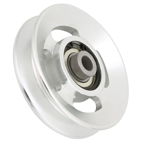 Brrnoo Cable Pulley System Gym, Aluminium Alloy Fitness Pulley Pulley System Pulley Wheel Attachments Fitness Pulley Strength Training Accessory - size: Diameter 90mm