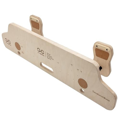 YY Vertical SandwichBase Hangboard Support (No Hangboard Included) – No Drilling, Ultra-Stable Door Frame Mount for Climbing Training | Fits All VerticalBoards | Adjustable Design - Patented Design
