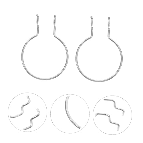 GALPADA 10pcs Metal Plating Pegboard Hooks Ring Style Iron Hanging Board Organizer for Garage Workshop Storage Easy Install Heavy Duty Support