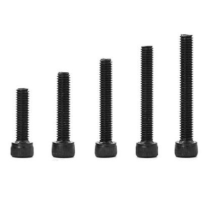 M5 x 20mm 25mm 30mm 35mm 40mm Hex Socket Head Cap Screws Bolts, 12.9 Grade Alloy Steel, Black Oxide Finish, Allen Hex Drive, Metric Machine Fully Threaded, Assortment Kit 50PCS - size: M5 x 20/25/30/35/40mm (50PCS)