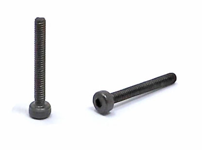iexcell 100 Pcs M2 x 16mm Thread Pitch 0.4 mm Alloy Steel 12.9 Grade Hex Socket Head Cap Screws Bolts Kit, Black Oxide Finish - size: M2 x 16mm