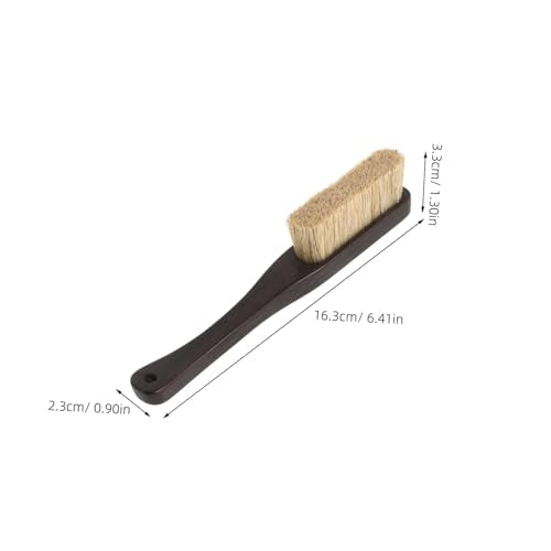 Cabilock Climbing Chalk for Quick Drying Brush with Wooden Handle and Fine Boar Bristles and Reducing Hand Fatigue, for Cleaning Holds and Natural Rock in All-Season Rock Climbing