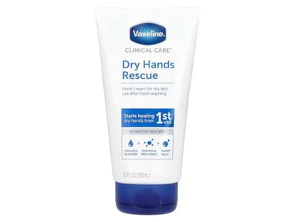 Vaseline Clinical Care™, Dry Hands Rescue, Fragrance Free, 5.1 fl oz (150 ml)