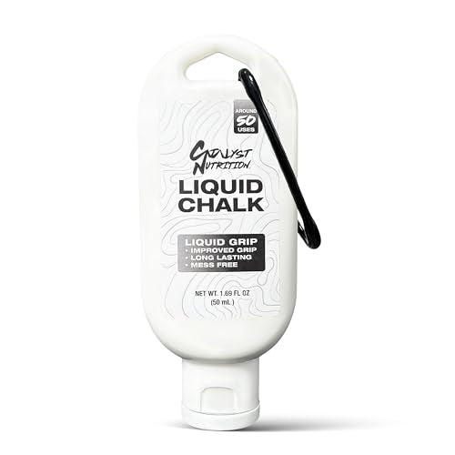 Liquid Chalk for Weightlifting – Gym & Climbing Chalk, Quick Dry Grip Enhancer, Mess-Free & Sweat-Resistant, Long Lasting Chalk for Gymnastics, Crossfit, Pole Fitness & Lifting