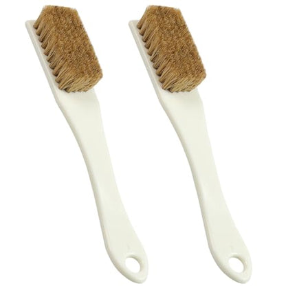 BLMHTWO 2PCS Climbing Brush, Sturdy Rock Climbing Brush with Thick Ultra Durable Boar's Hair Bristles Bouldering Brushes Climbing Chalk Brushes for Indoor Rock Outdoor Mountain