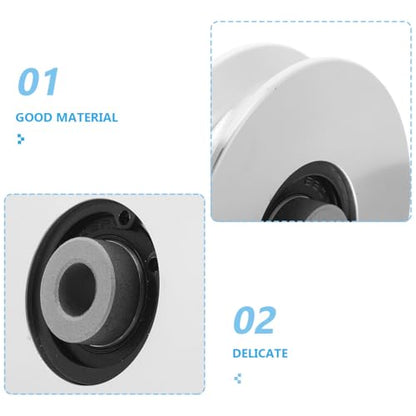 BESPORTBLE Aluminum Pulley Wheel 2.95 Inch Cable Bearing for Home Gym Gym Pulley System Replacement Fitness Machine Attachments