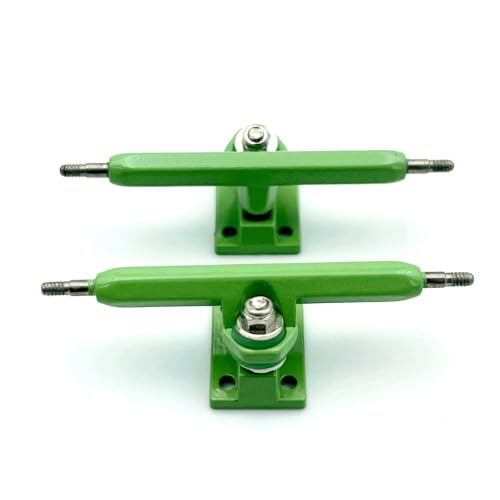 36mm Fingerboard Trucks with Hanger and Base for Finger Skateboard(Green) - color: Green