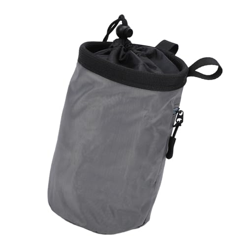 Luqeeg Climbing Chalk Bag, Large Capacity Oxford Fabric with Adjustable Waist Belt and Zippered Pocket, for Weightlifting Gymnastics and Rock Climbing