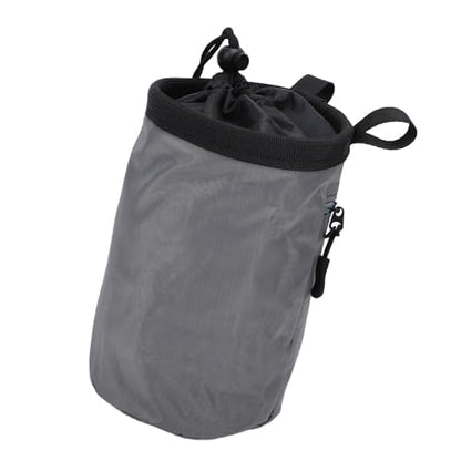 Climbing Chalk Bag, Large Capacity Abrasion Proof Oxford Fabric with Adjustable Waist Belt and Zippered Pocket, for Rock Climbing Weightlifting Gymnastics