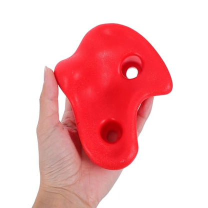 LIOOBO 6pcs Rock Climbing Holds Set Indoor Wall Climbing Grips Thick Sturdy for Playground and Home Climber Attachments