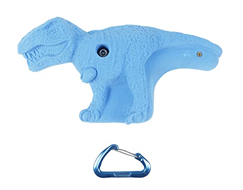 Atomik Rock Climbing Holds XL T-Rex Dinosaur in Blue