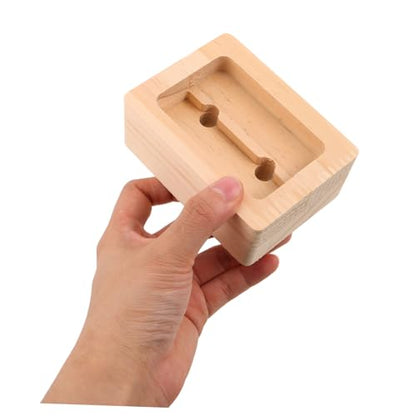 VANZACK Hangboard Strength for 2pcs Wooden Climbing Finger Portable Training, Modular Design, Lightweight Sturdy and Fitness Routines and Outdoor Use by Climbers