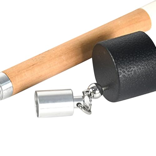 Chalk Holder for Billiards, Chalk Case, Cue Tip Pricker, Compact Chalk Keeper, Pocket Chalk Carrier, Pool Cue Chalk Cover, Round