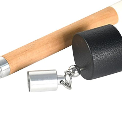 Chalk Holder for Billiards, Chalk Case, Cue Tip Pricker, Compact Chalk Keeper, Pocket Chalk Carrier, Pool Cue Chalk Cover, Round