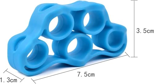Finger Stretcher Resistance Bands(3 PCS), Hand Extensor Exerciser for Arthritis Carpal Tunnel Exercise, Gripper Set for Guitar and Rock Climbing