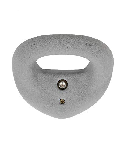 Atomik Rock Climbing Hold XL Bolt-On Ring in Gray Easy Grip on Roof Climbing Walls