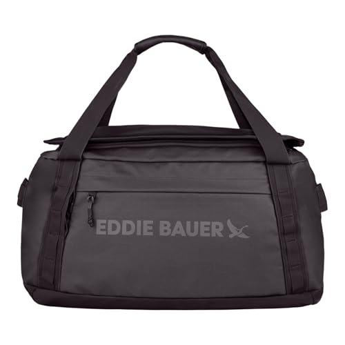 Eddie Bauer Maximus Duffel Bag 40L and 70L | Hiking | Outdoor | Travel | Lightweight | Weather-Resistant | Durable | Rugged - color: Black, size: 40L