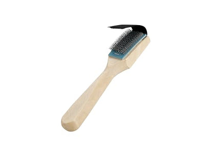 2 Pack Suede Brush for Dance Shoes Sole Cleaning, Wooden Handle Suede Shoe Cleaner, Durable Wire Shoe Cleaning Brush for Suede Sole Dance Shoes, Suede Brush for Shoes