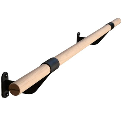 Wall-Mounted Ballet Barre for Home Dance, Exercise, Fitness, Stretching - Made in USA - size: 4 ft