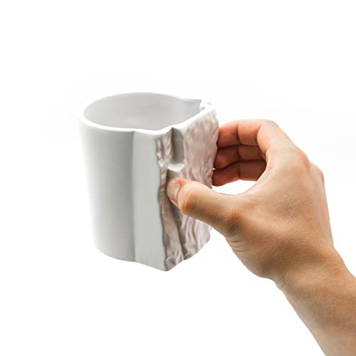 BG Climbing Rock Climbing Mug – Cliff Mug Coffee Cup for Climbers | Unique Rock Climber Gift, Bouldering Cup, Mountain Climbing Coffee Mug