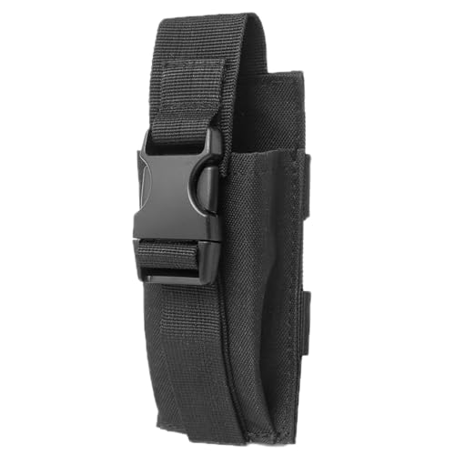 TRIWONDER Tactical Phone Pouch Molle, Smartphone Holster Bag EDC Utility Cellphone Lock Card Holder Organizer Fit for Waist Belt Case - color: 11 Black