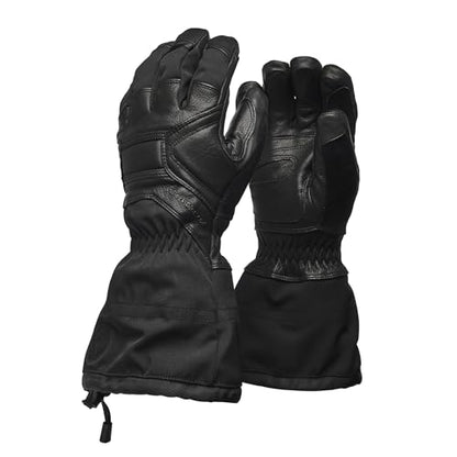 BLACK DIAMOND Men's Guide Ski/Snow Gloves, Waterproof, Gore-TEX Insert - color: Black 2.0 (5 Finger Gloves), size: X-Large