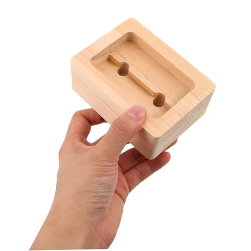 Operitacx 2pcs Portable Wooden Hangboards for Rock Climbing Finger Strength Training, Compact Fingerboard Grip Trainer for Indoor and Outdoor Bouldering Exercise