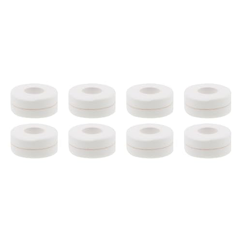 Adhesive Bandage Tape,ULIFESTAR Flexible Medical Bandage Wrap,Elastic Athletic Tape,Cotton Stretch Skin Sports Tape,Cohesive Bandage Wrap for Ankle,Knee (White, 2.5cm*4.5m/0.98inch*5Yard, 8 Rolls) - color: White, size: 2.5cm*4.5m/0.98inch*5Yard, 8 Rolls