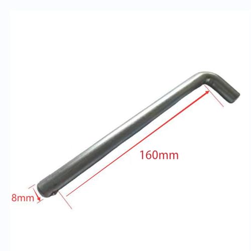 Weight Stack Pin Weight Machine Pin Replacement Weight Loading Pin Stainless Steel Secure Locking L Shaped Handle Suitable for Home Gym Fitness Studio - size: 8mmx160mm