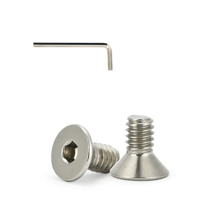 50 Pcs 1/4-20 x 1/2 Flat Head Socket Cap Screws Countersunk Bolts,304 Stainless Steel 18-8,Allen Socket Drive,Bright Finish,Fully Machine Thread (1/4-20 x 1/2 (50pcs)) - size: 1/4-20 x 1/2 (50pcs)