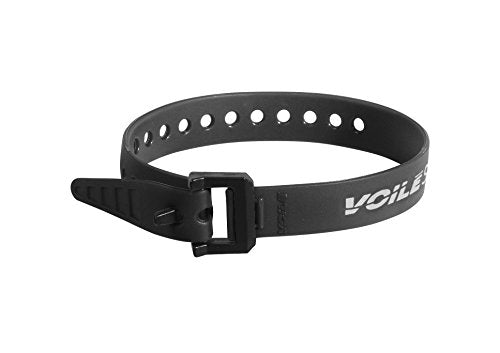 Voile Straps - 15" Nylon Buckle Black - color: Black