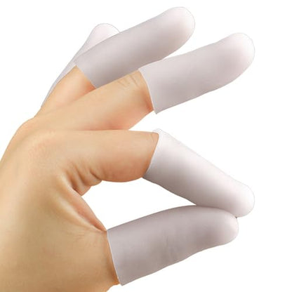 2pack Durability Finger Protecting Sleeves Comfortable Elastic Protectors for Work Sports Home Activity Sports Protectors