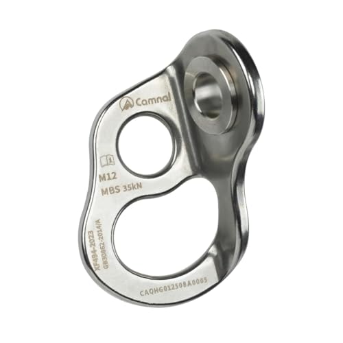 Climbing Bolt Hanger Sturdy Anchor for Rock Climbing Fixed Point Stainless Steel Mount Heavy Duty Hanger Double Hole Design Suitable for Home Gym