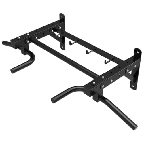 Multi-Position Wall-Punched Pull-Up Bar, Multi-Function Storage Hook Indoor Exercise Fitness Equipment, Strength Training Bar with Adjustable Handles, Load-Bearing 300 Kg