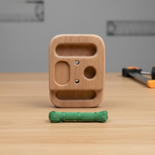 2 Pieces Portable Wooden Fingerboard Easy to Install Climbing Fingerboard Strong and Rock Climbing Finger Training Board for Beginners