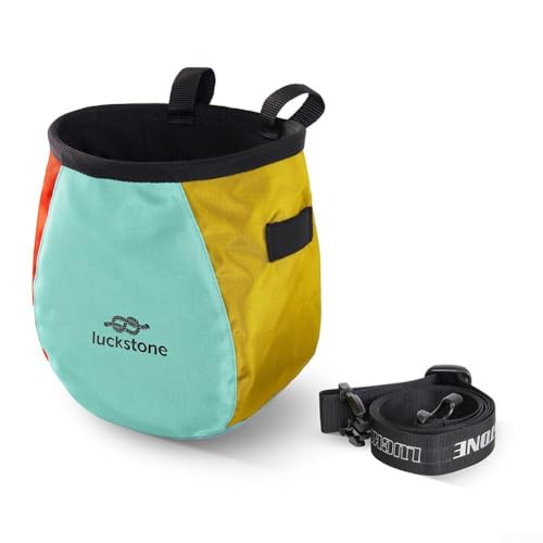 Outdoor Chalk Storage Bag with Soft Lining, Adjustable Belt for Comfort, Suitable for Climbing and Training
