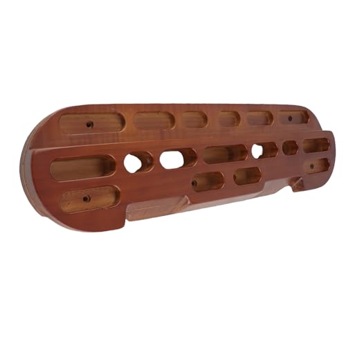 RiToEasysports Wooden Hangboard, Grip Strengthening Fingerboard with Various Lengths and Depths for Pull Up Training and Climbing Performance