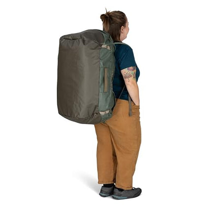 Osprey Transporter Lightweight Travel Duffel Bag - Extra Large Water Resistant Durable Gear Bag for Men and Women - color: Raven Black, style: 95l
