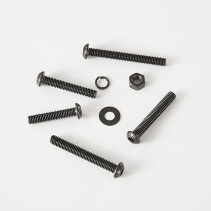238 PCS M5 x 8mm 10mm 12mm 16mm 18mm 20mm 25mm, Button Head Socket Cap Screws Bolts Washers Nuts Assortment Kit, 10.9 Grade Alloy Steel, Black Oxide Finish, Metric Allen Hex Drive - size: Button M5x8/10/12/16/18/20/25 mm