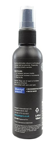 Grangers Mens Odour Eliminator Deodoriser Spray Shoe Care Natural